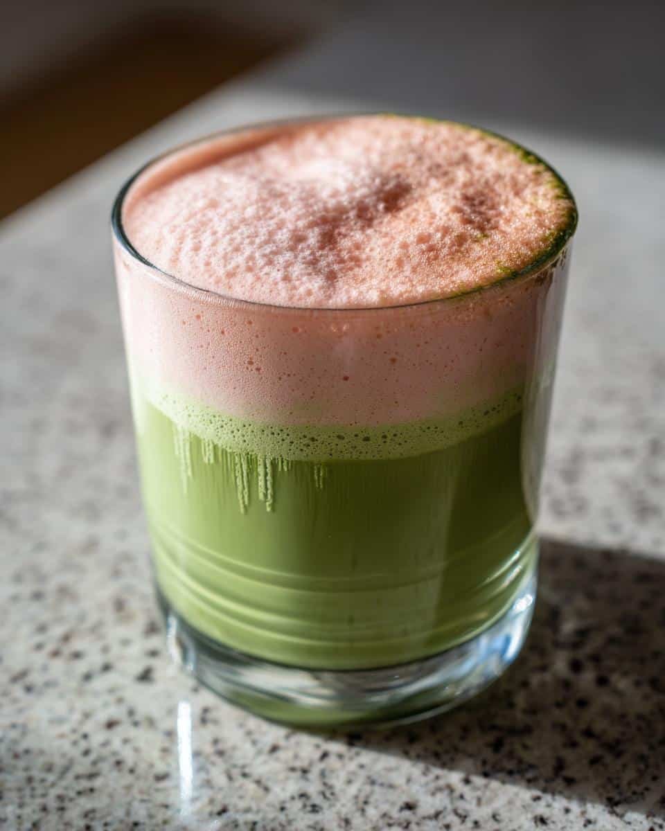 Deliciously Creamy Strawberry Matcha Latte Recipe - detail 3