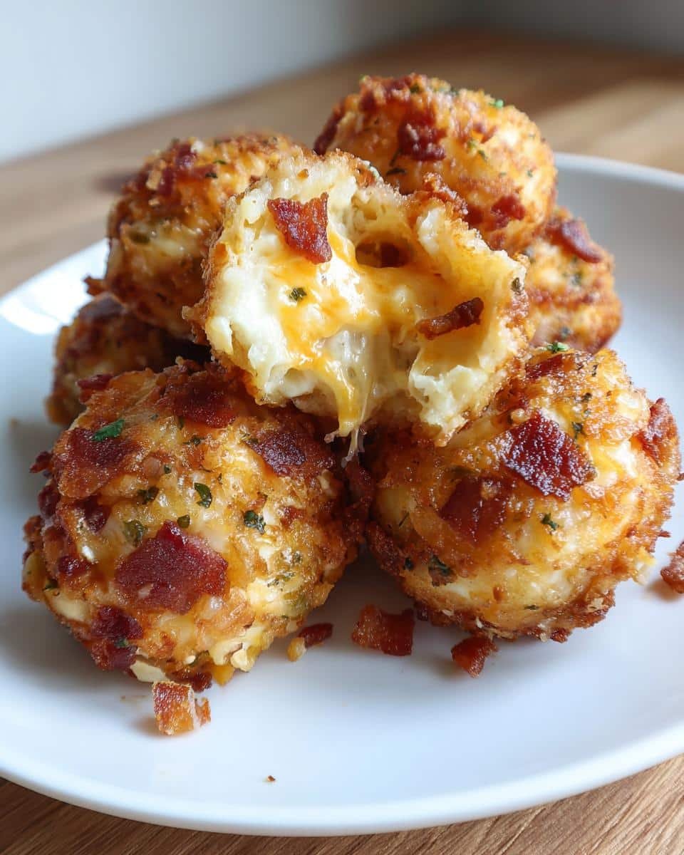 Spicy Bacon Cheese Balls With Jalapeño Twist - detail 3