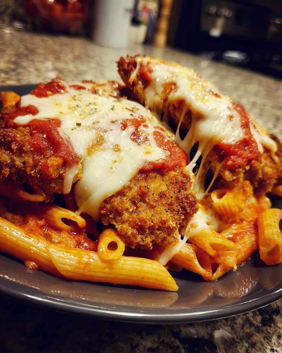 Classic Chicken Parmesan Pasta - detail 3